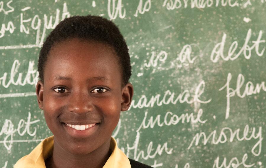 “What I love most of all is to write stories. I hope one day to become a writer. - says 13-year-old Anathi Mlengana, one of the 400 pupils of the Bijolo School, launched by the Nelson Mandela Institute with UNICEF support
