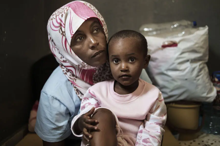 Woman and Child