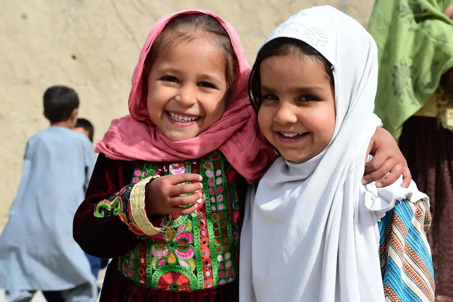 Children at the playground of a Community Based School in Kandahar, in the Southern region of Afghanistan., in 2020. Children at the playground of a Community Based School in Kandahar, in the Southern region of Afghanistan., in 2020.