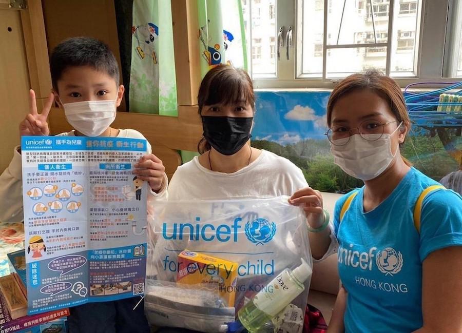 Distributing hygiene kits and information to vulnerable families has been a critical component of UNICEF's global response to the COVID-19 pandemic since the beginning.