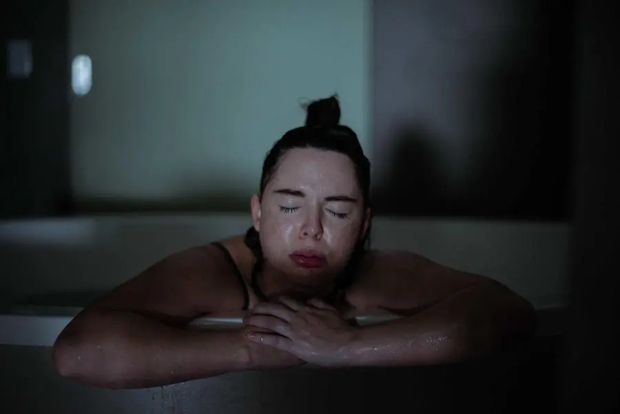 Woman in Tub of Water
