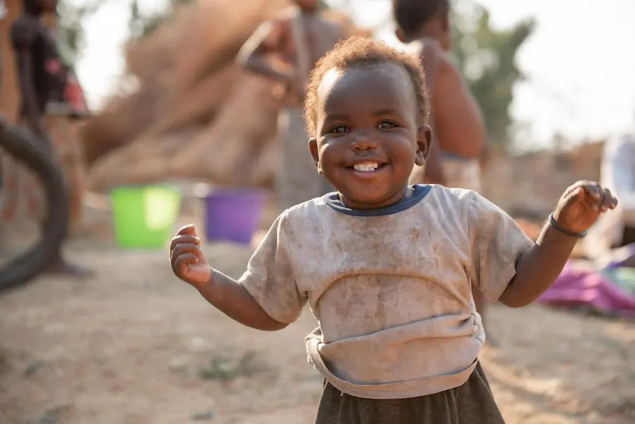 Young Child Smiling