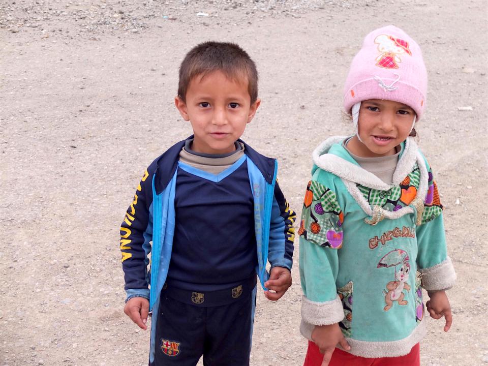 Children in Eastern Mosul, Iraq.