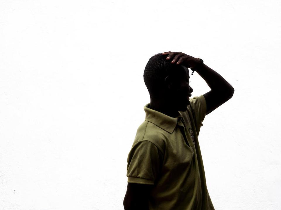 "Laurent," 20, a former child soldier in Central African Republic, was released with help from UNICEF. 