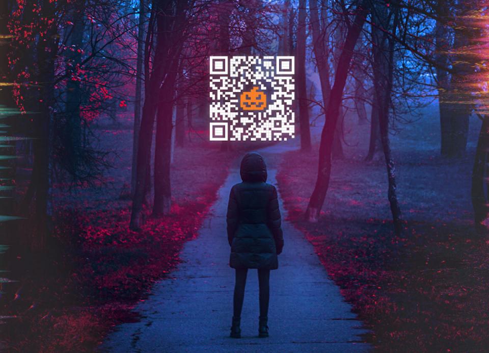 Scan this QR code to participate in the Trick-or-Treat for UNICEF campaign.