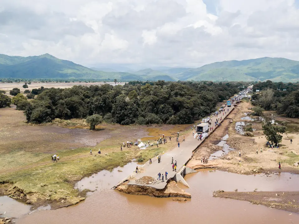 Major flooding in Chikwawa district in Malawi's Southern Region. Major flooding in Chikwawa district in Malawi's Southern Region.