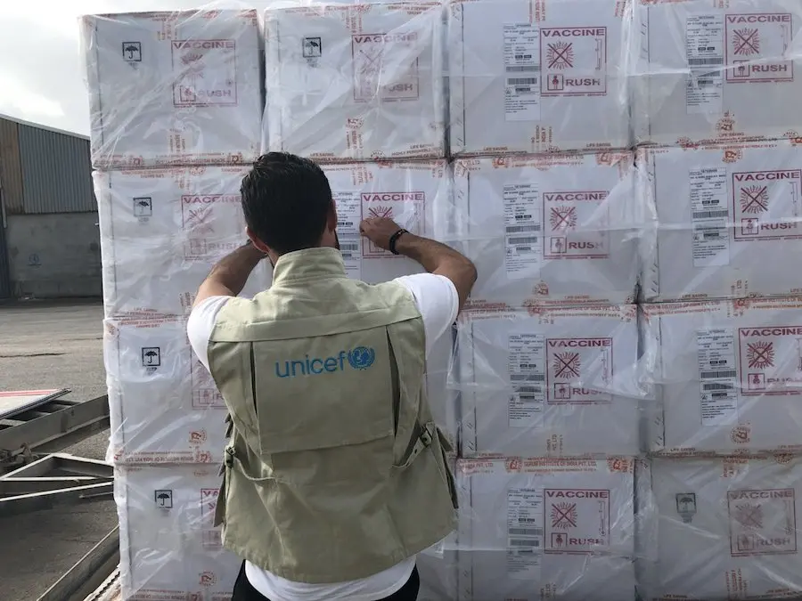 UNICEF's Supply division plays a key role in making sure children get continued access to vaccines.