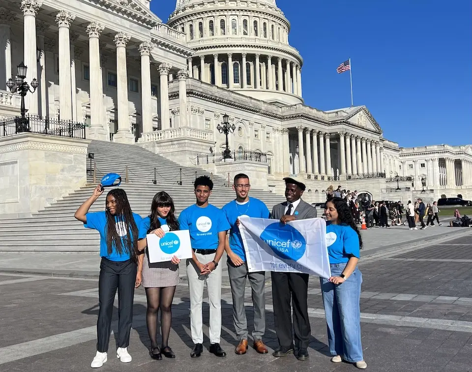 UNICEF youth advocates gather in Washington, D.C. 