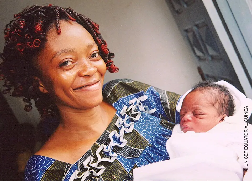 Woman with a Baby
