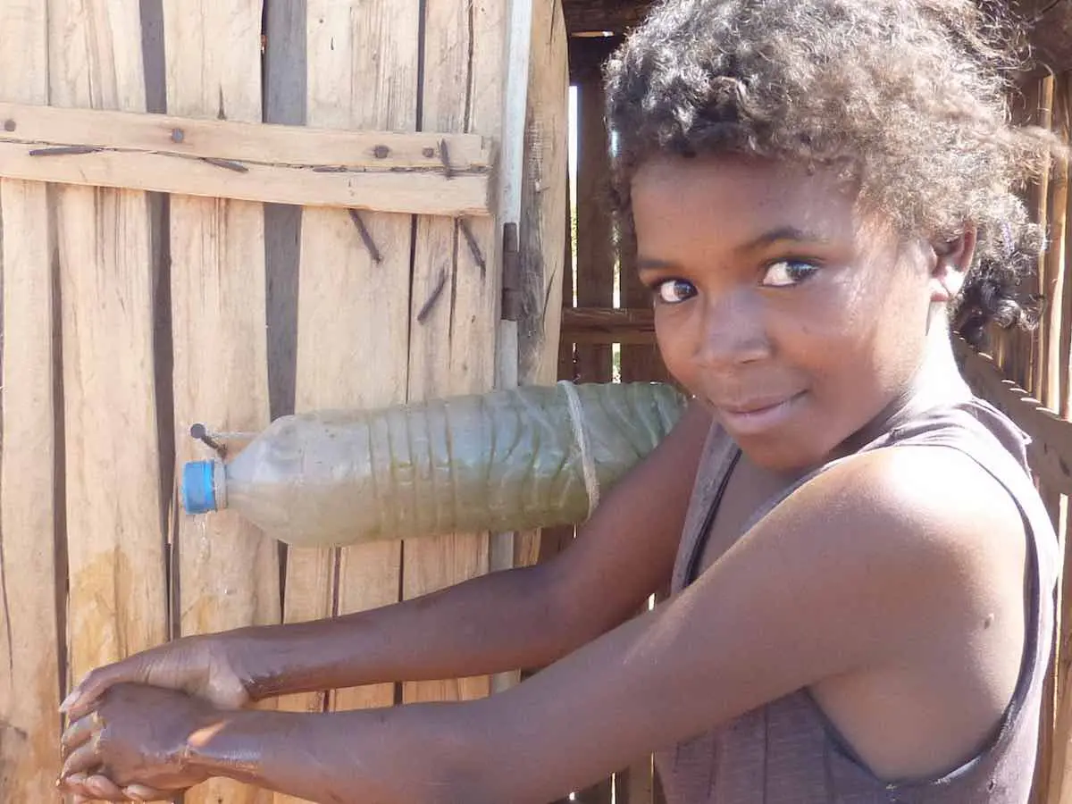 Girl Washing Hands