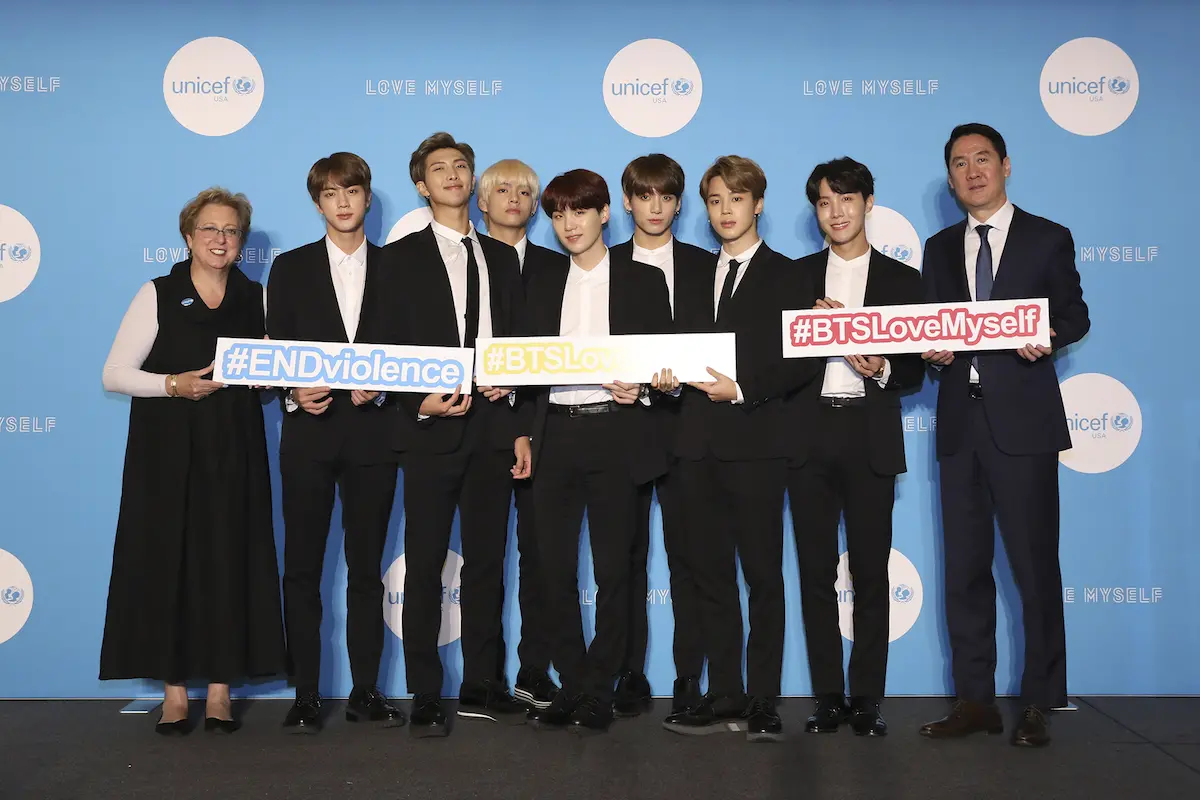 BTS UNICEF USA Group Photo