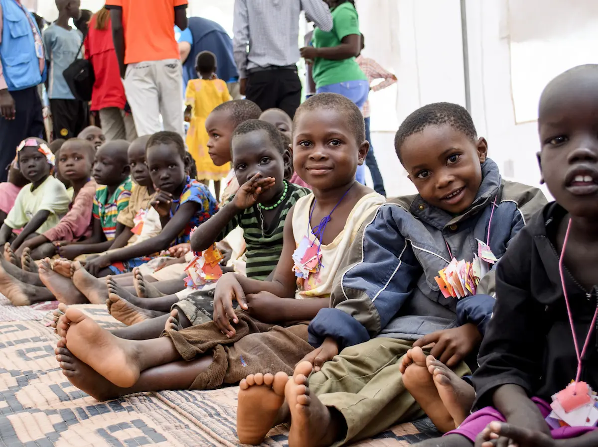 Children at Kenya's Kakuma Refugee Camp participate in UNICEF-supported Early Childhood Development programs. unicef, unicef usa, kakuma, kenya, refugees, early childhood