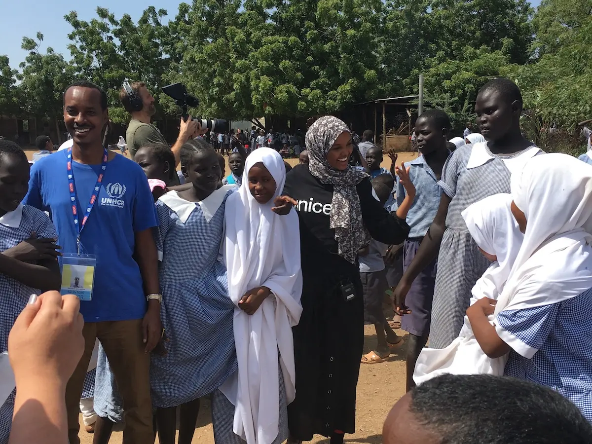 Unicef, Halima Aden, Teen Vogue, refugees, migrant children, Kakuma refugee camp, immigration policy, immigrants' rights