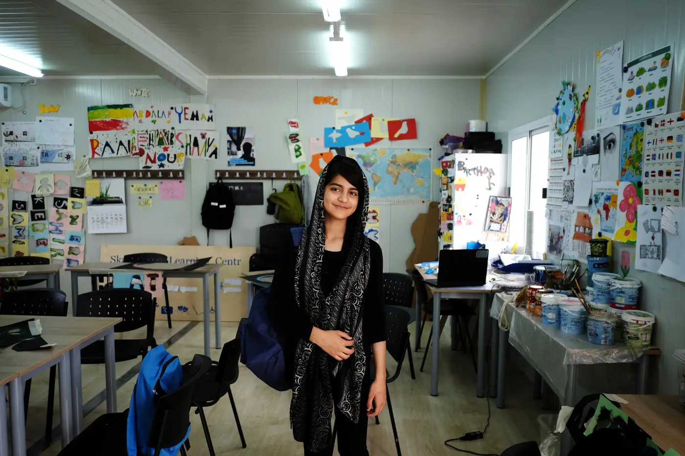 Child in a Classroom
