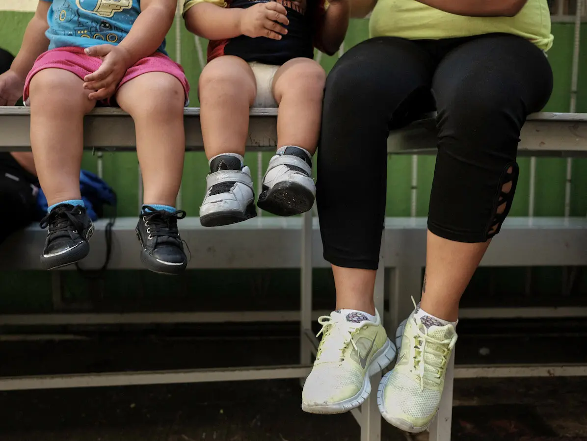 Andrea* fled Guatemala with her two toddlers and her husband, Cristian*, after he was threatened by a gang for refusing to collect extortion payments for them. (Names changed.)
