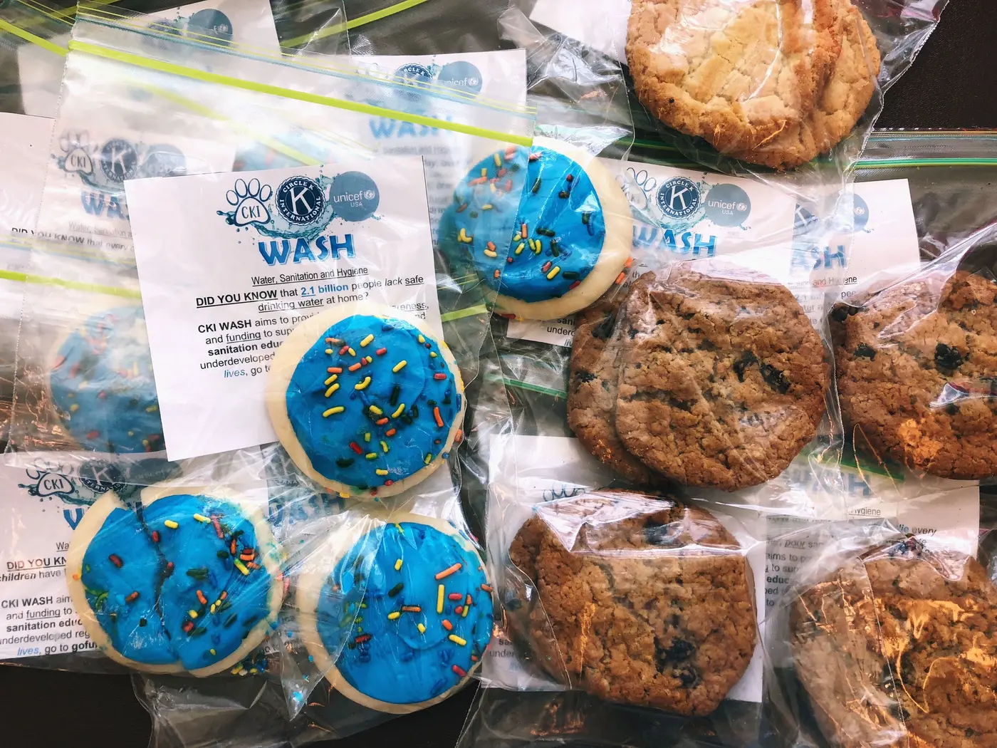 Top View of Cookies