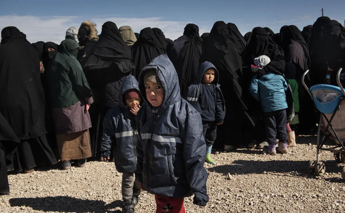 At last count there were more than 7,100 displaced children sheltering in the Al-Hol camp annex in northeast Syria. At last count there were more than 7,100 displaced children sheltering in the Al-Hol camp annex in northeast Syria.
