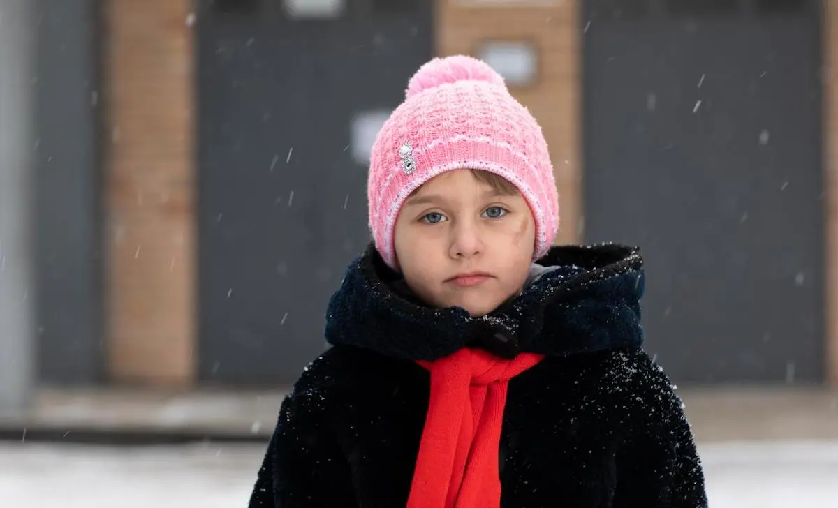 Polina, 7, of Eastern Ukraine bears the scars of injuries she suffered when a shell exploded outside the family home. Polina, 7, of Eastern Ukraine bears the scars of injuries she suffered when a shell exploded outside the family home.