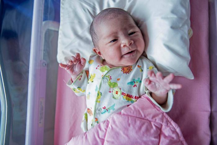 Indonesian Baby Born on Jan. 1, 2019