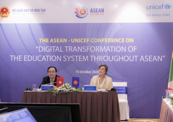 With the support of SAP, a virtual High-Level Ministerial Conference on Digital Transformation of Education Systems throughout Association of Southeast Asian Nations (ASEAN) was held in October 2020. 
