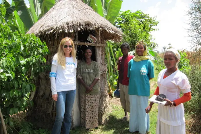 Co-Chair of the UNICEF Next Generation Los Angeles Steering Committee, Bettina Barrow traveled to Ethiopia on a field visit.