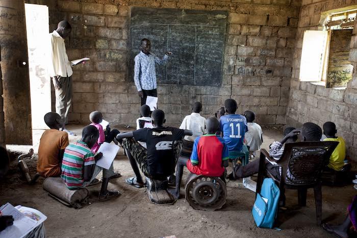 South Sudan is home to the highest proportion of out of school children with over half (51%) of primary and lower secondary age children not accessing an education.