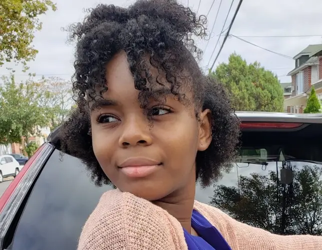 Briana of Brooklyn, New York, trained with the Arthur Ashe Institute for Urban Health to be a peer mentor for youth struggling with their mental health.