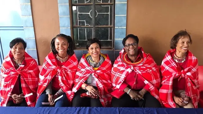 Representatives from Delta Sigma Theta, Inc., a UNICEF USA partner, on a trip to East Africa. Representatives from Delta Sigma Theta, Inc., a UNICEF USA partner, on a trip to East Africa.
