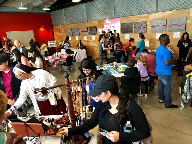 Houston Congressional Action Team attends "Fair Trade Fiesta."