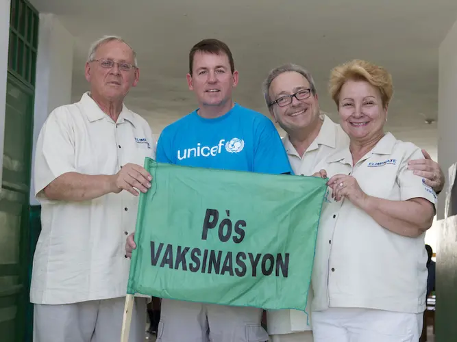 Kiwanis International&#039;s Eliminate Project helped wipe out maternal and neonatal tetanus in Haiti. 