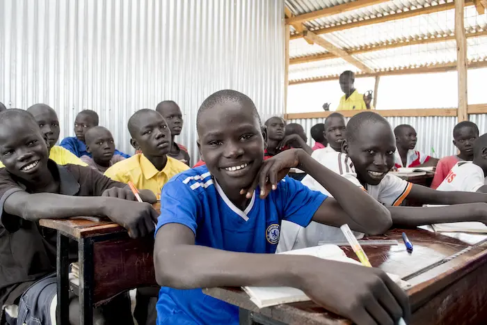 UNICEF works with partners to provide education for children living in Kenya's Kakuma Refugee Camp. unicef, unicef usa, kenya, kakuma, education, refugees