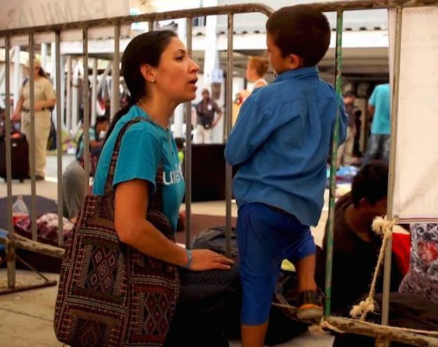 Child protection officers like UNICEF Mexico's Gema Jiménez work to make sure migrant and refugee children — accompanied and unaccompanied — are getting the care and protection they need. 