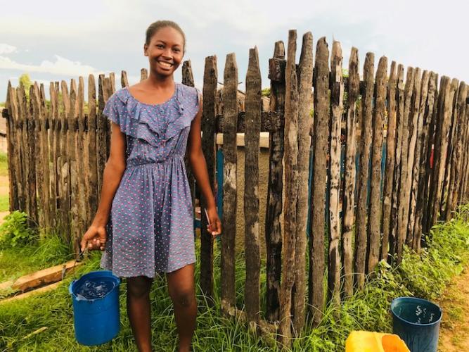 UNICEF and partners are providing clean water and improved sanitation in Madagascar so girls like Roasoanantenaina can stay in school. 