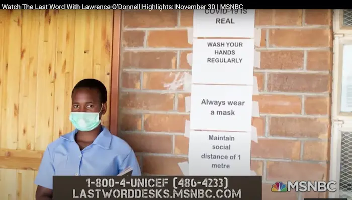 Screen shot from MSNBC's The Last Word with Lawrence O'Donnell Highlights from Nov. 30, 2020.
