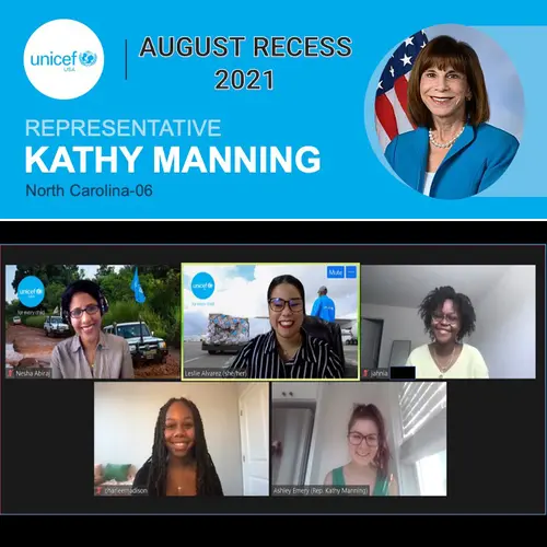 UNICEF USA supporters meet with Office of Rep. Kathy Manning