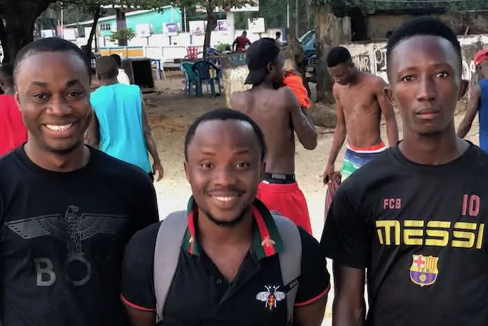 During a recent visit to Freetown, Sierra Leone, Mohamed reconnected with 