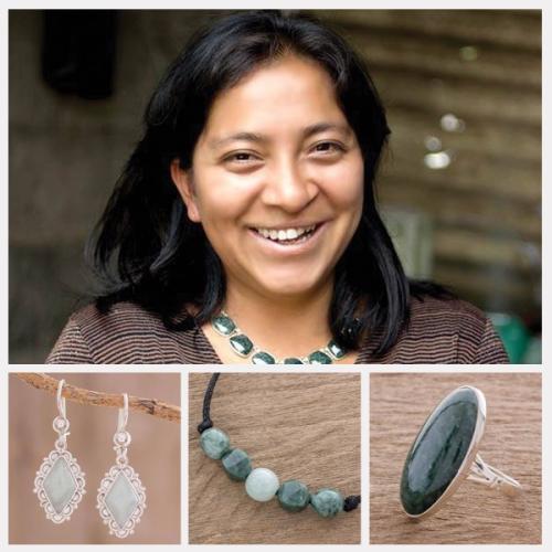 "Jade is a sacred stone for us Maya people. Rescuing the value of our traditions is important. That's why I'm teaching my sons to work in silver. Thanks to Novica, I am honored to see people beyond Guatemala wear my designs—each bears my best wishes."