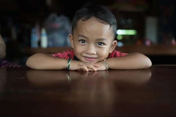 4-year-old Nom Som of Okapel village, Ratanakiri, northeast Cambodia, receives health and nutrition support from UNICEF.