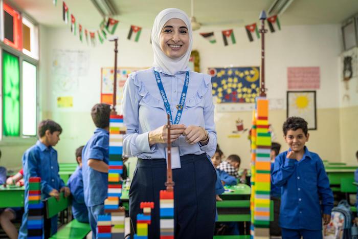"Learning through play is very important because it's child-centered," says UNICEF Jordan Early Childhood Development Specialist Sajeda Atari.