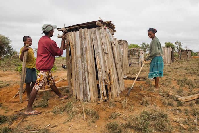 UNICEF and partners build latrines from local communities in rural Madagascar, improving health and sanitation for all. 