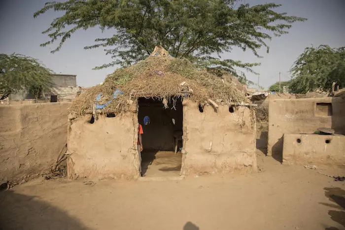 A family of nine lives in this tiny mud house in Yemen. Every time it rains, they worry that it might collapse. 
