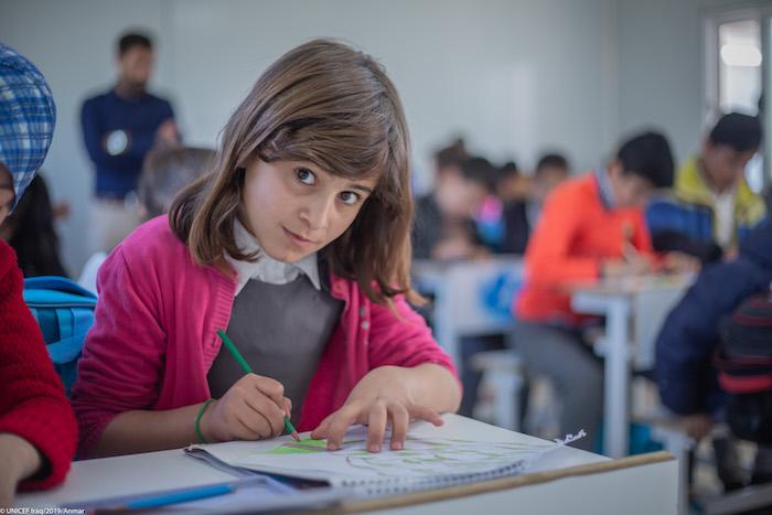 More than 500 Iraqi and Syrian students are getting back to learning at this primary school in Erbil, built by UNICEF with the generous support of the Bureau of Population, Refugees, &amp; Migration. " Here I can complete my studies and get ready for universi