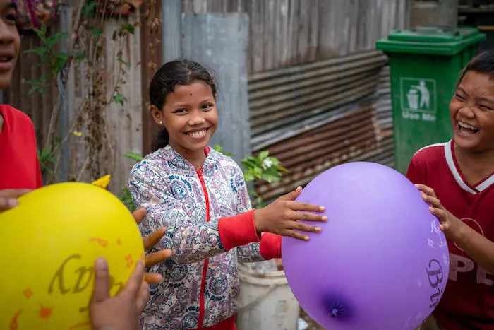 Sun, 14, from Doem Slaeng Village near Phnom Penh, Cambodia, tells UNICEF she wants to be teacher so she can "make hundreds of young lives better."
