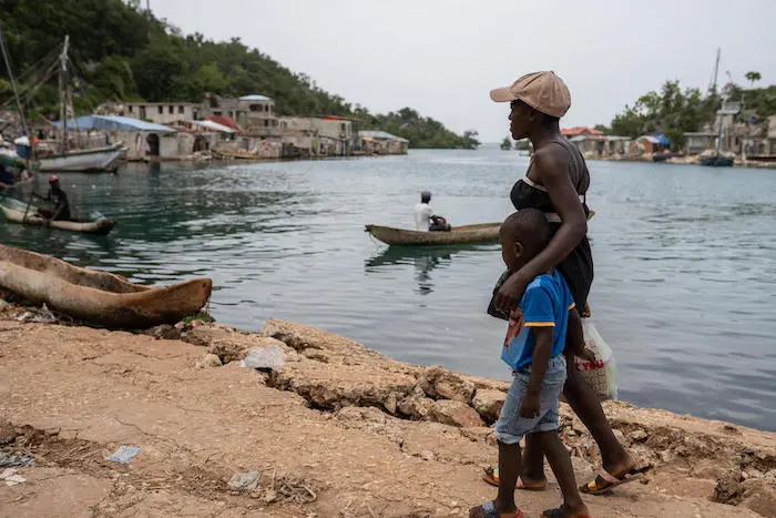 Mélienne Dessir's infant daughter was killed when a 7.2-magnitude earthquake struck Haiti on Aug. 14.