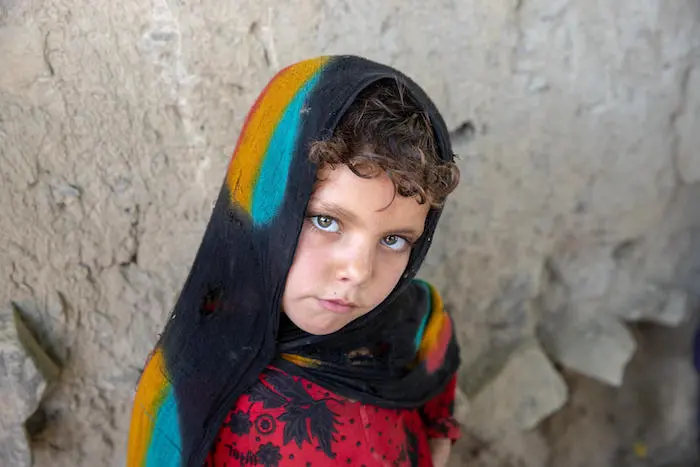 Nazi, 4, Barmal District, Paktika Province, Afghanistan, received emergency support from UNICEF after surviving an earthquake that killed most of her family and flattened her home on June 22, 2022. Nazi, 4, Barmal District, Paktika Province, Afghanistan, received emergency support from UNICEF after surviving an earthquake that killed most of her family and flattened her home on June 22, 2022.