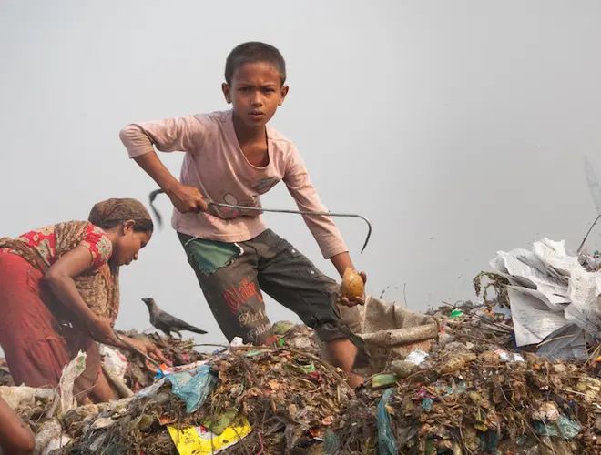 UNICEF's child protection and education programs aim to help boys like Masud, 10, of Bangladesh stop working hazardous jobs and return to school. 