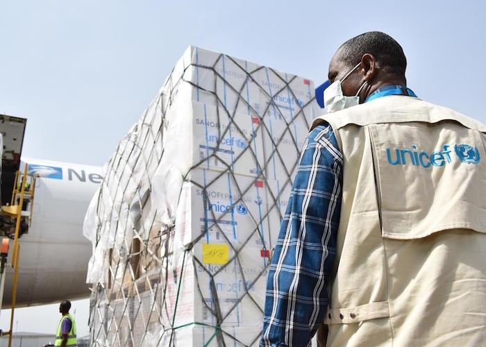 On April 16, 2020 a UNICEF shipment of vital health supplies to support the fight against the COVID-19 pandemic arrived in Nigeria..