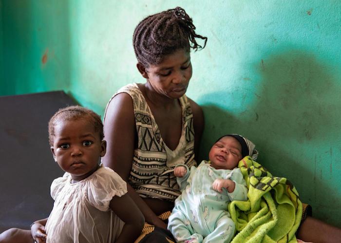 In June 2020, this mother gave birth to a healthy baby girl in the village of Lolifa near Mbandaka, Democratic Republic of Congo, not long after the first cases of Ebola were reported there. 