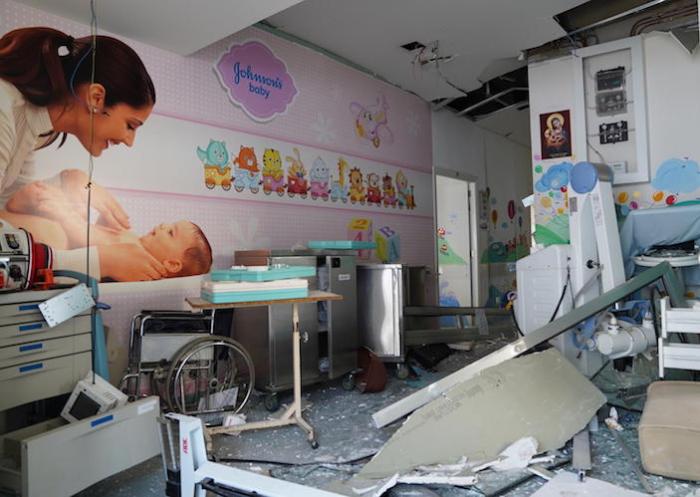 The Beirut port explosion of 4 August 2020 severely impacted the Karantina Governmental Hospital, located in the port area of Beirut, Lebanon. UNICEF supports the neonatal unit, which provides medical interventions for newborn babies. 