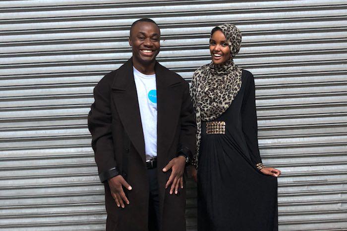 Sidibay appeared with UNICEF Goodwill Ambassador Halima Aden in the September issue of CR Fashion Book. Born in Kakuma, a refugee camp in Kenya, after her family fled civil war in Somalia, activist-model Aden is working to engage young people in support 